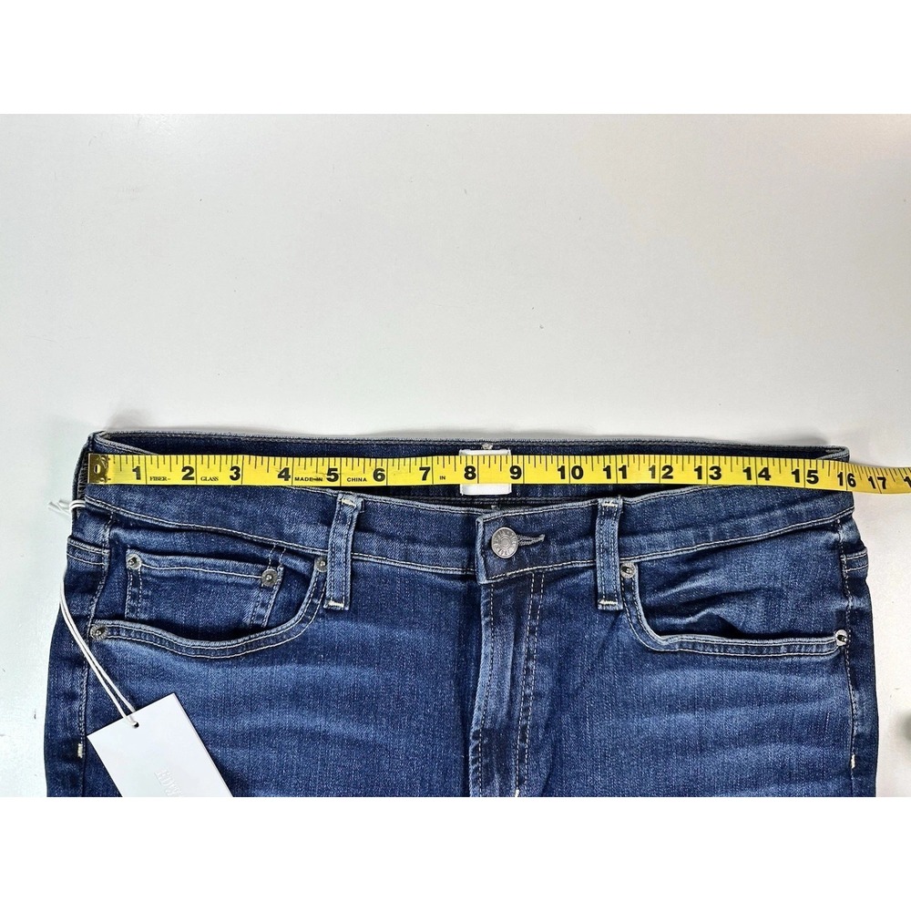 Edwin Pixie Crop 9" Mid‎ Rise Skinny Jeans Ritual Color Size 32 - Picture 15 of 15